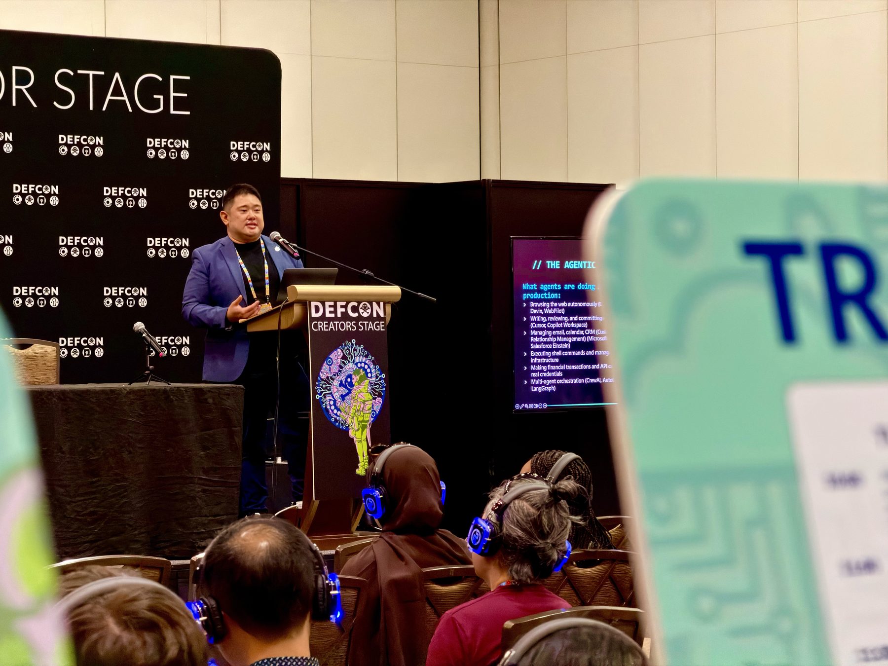 Aaron Ang on the Creator Stage at DEF CON Singapore 2026